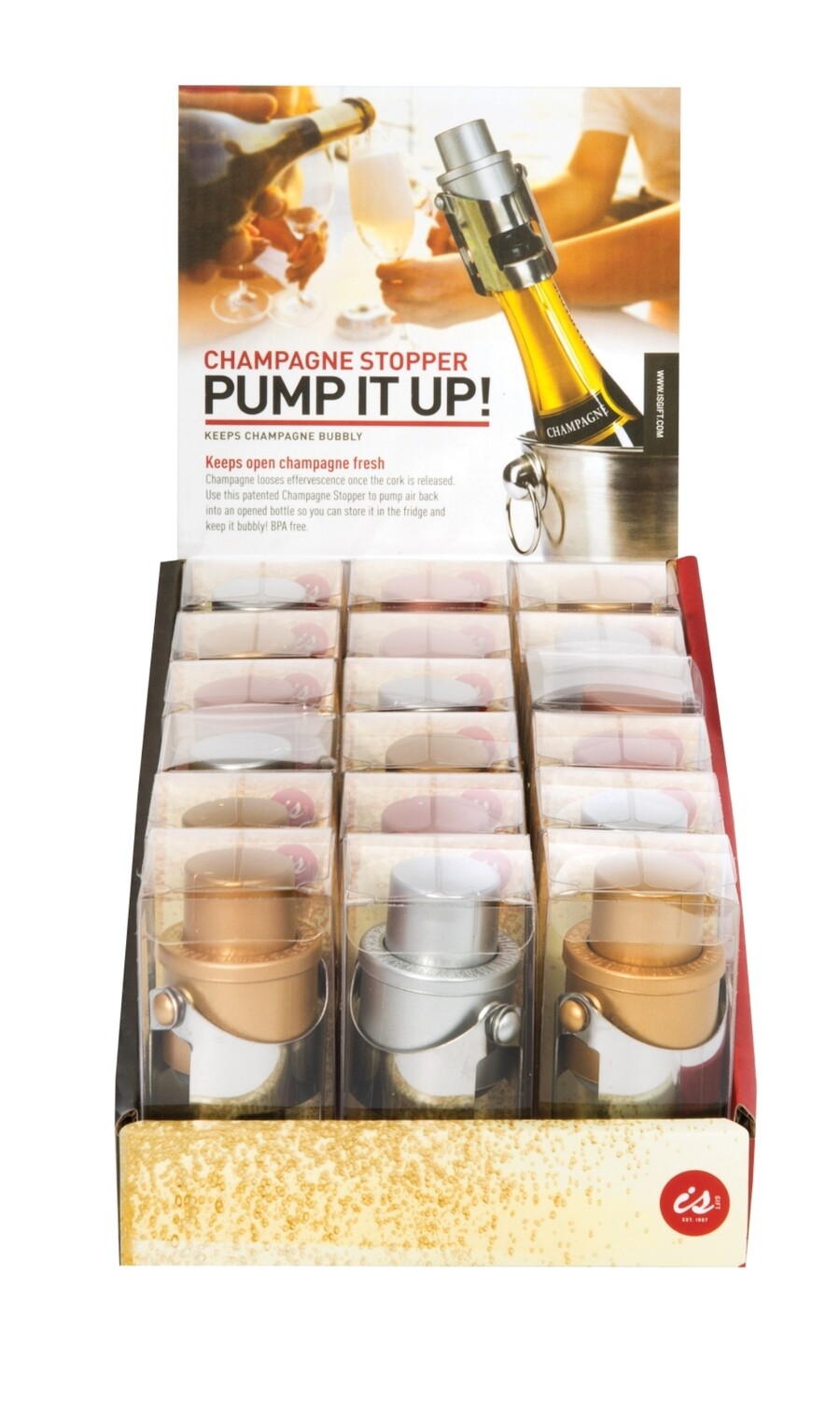 Pump it up! Champagne Stopper