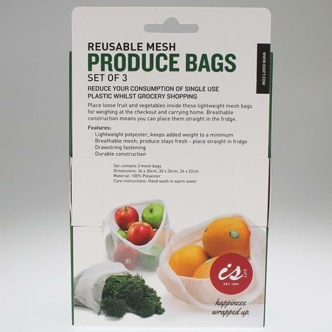 Set 3 Mesh Produce Bags