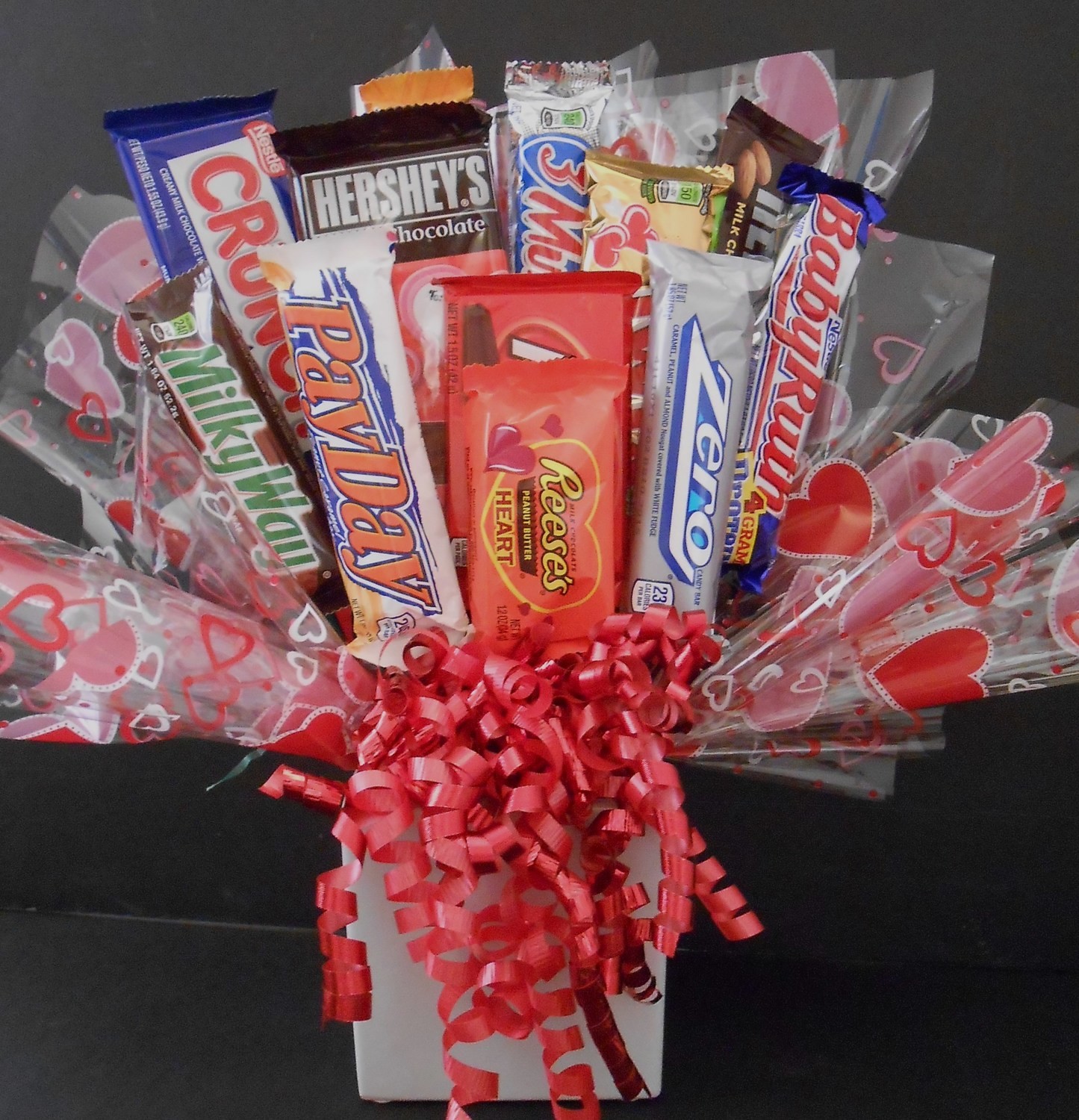 Valentine Candy Bar Bouquet