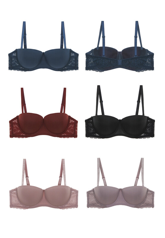 Demi Push Up Strapless Bra - (89133) B Cup / C Cup