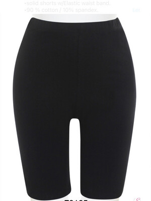 Cotton Biker Shorts