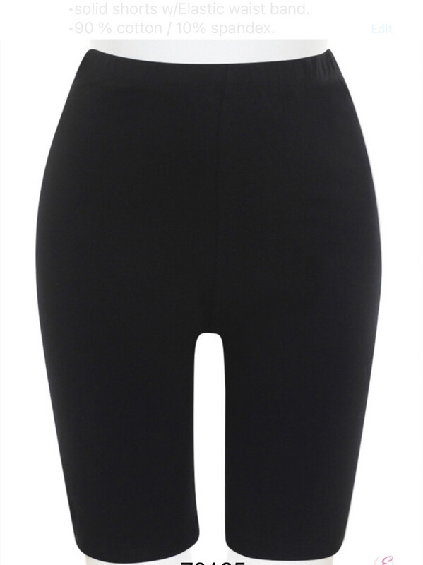 Cotton Biker Shorts