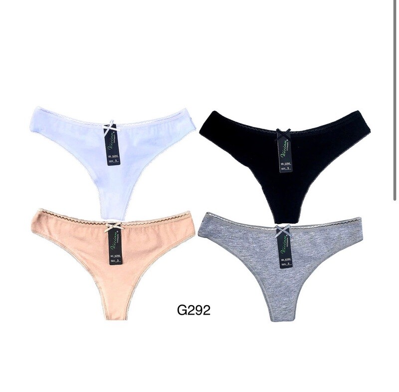 Cotton Thong Undwewear G292 ( 4 PCs )