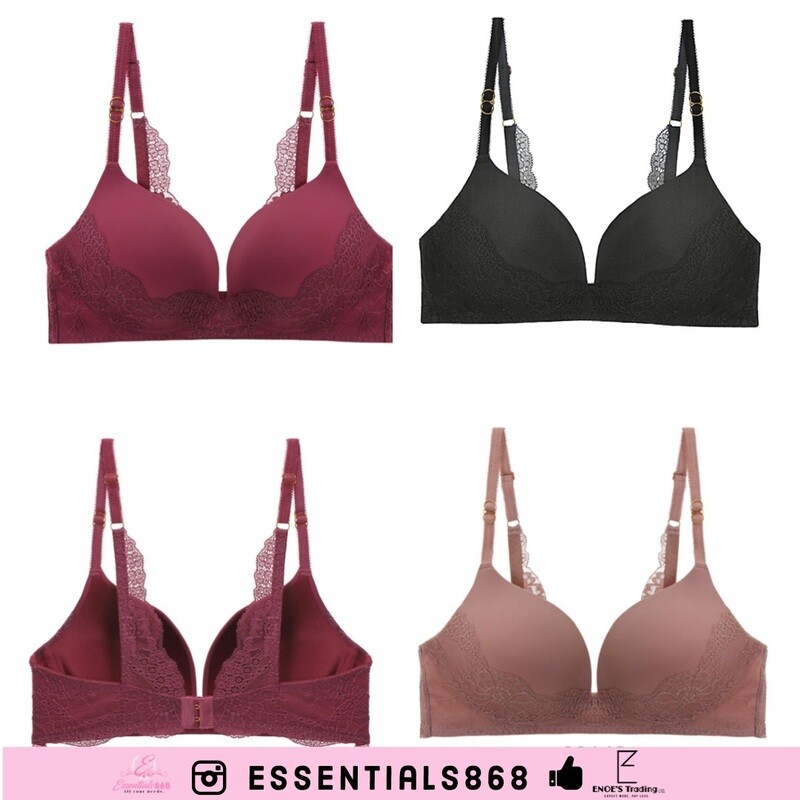 Solid Wirefree Demi Bra
