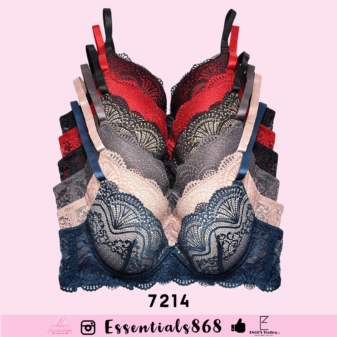 Floral Overlay Bra 