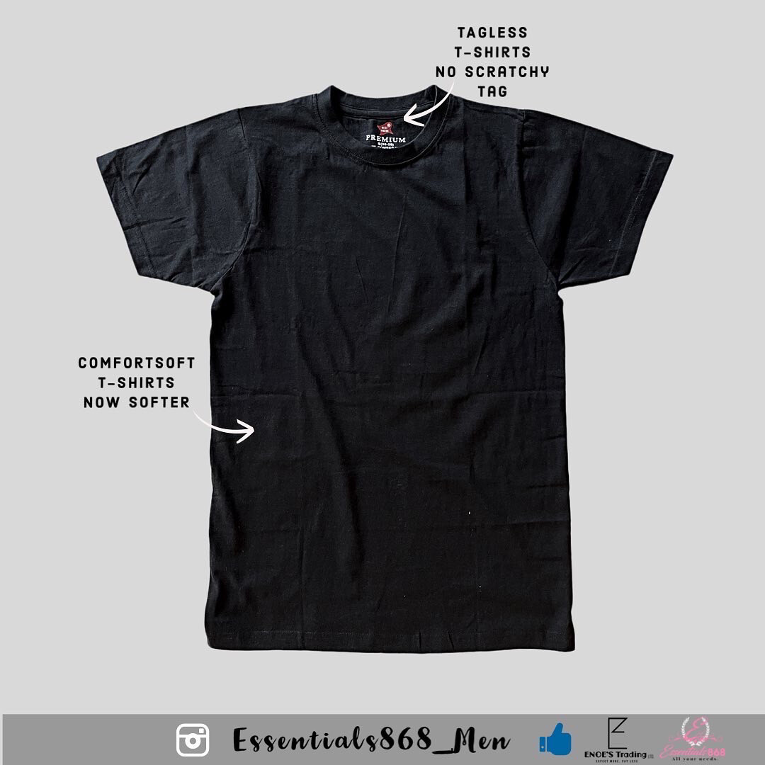 Tagless Cotton Jersey - 3 Pack