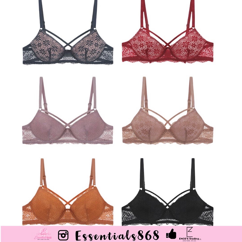 Lace Caged Demi Bra