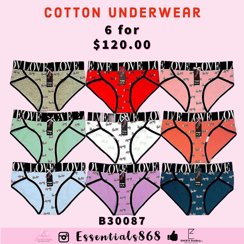 Cotton Underwear - 6 Pcs