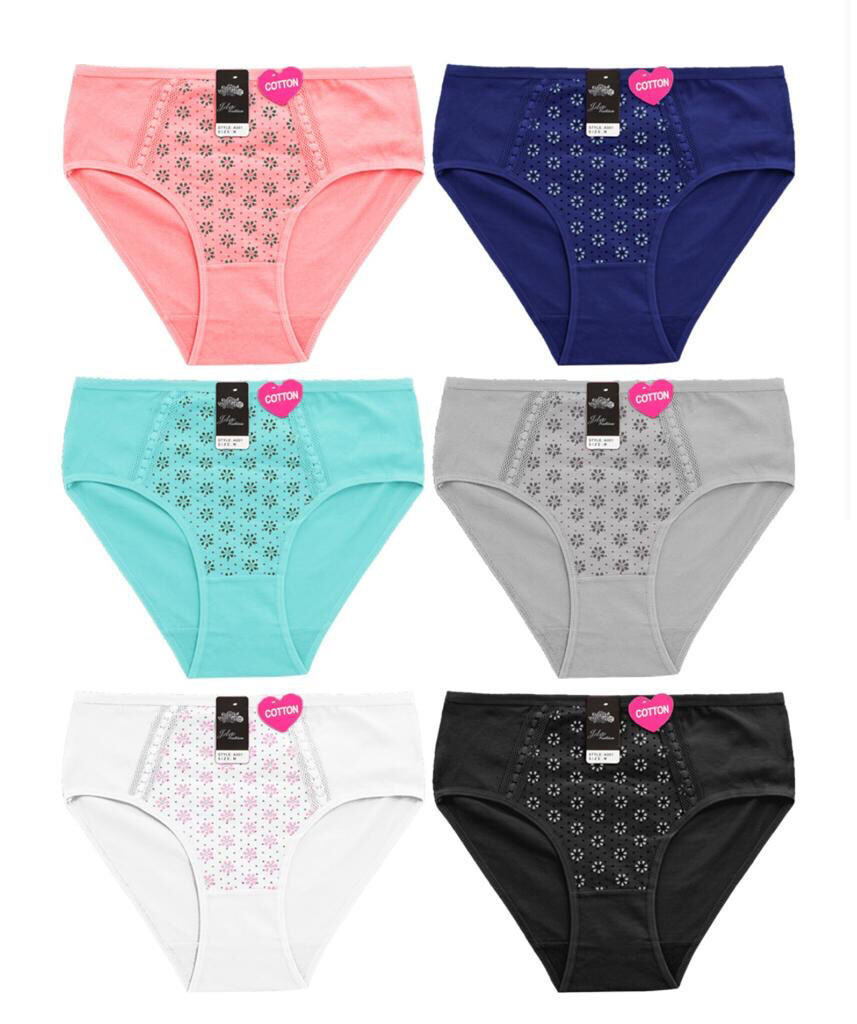 Highwaist Cotton Underwear -6 PCs