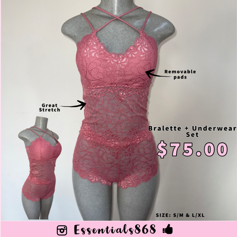 Matching Lace Set - Bra/underwear