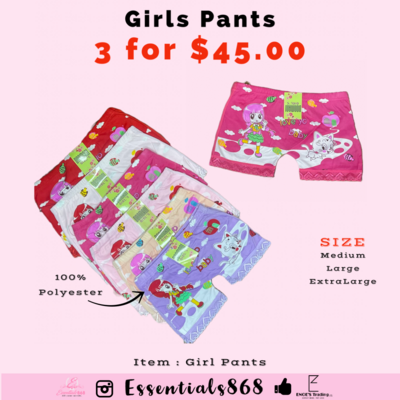 Girl’s Pants(3 PCS)