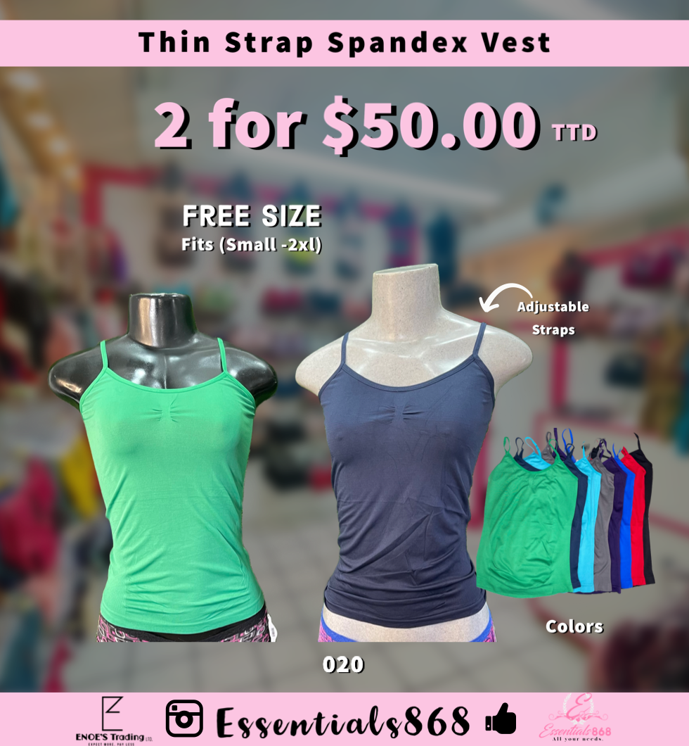 Thin Strap Spandex Vest