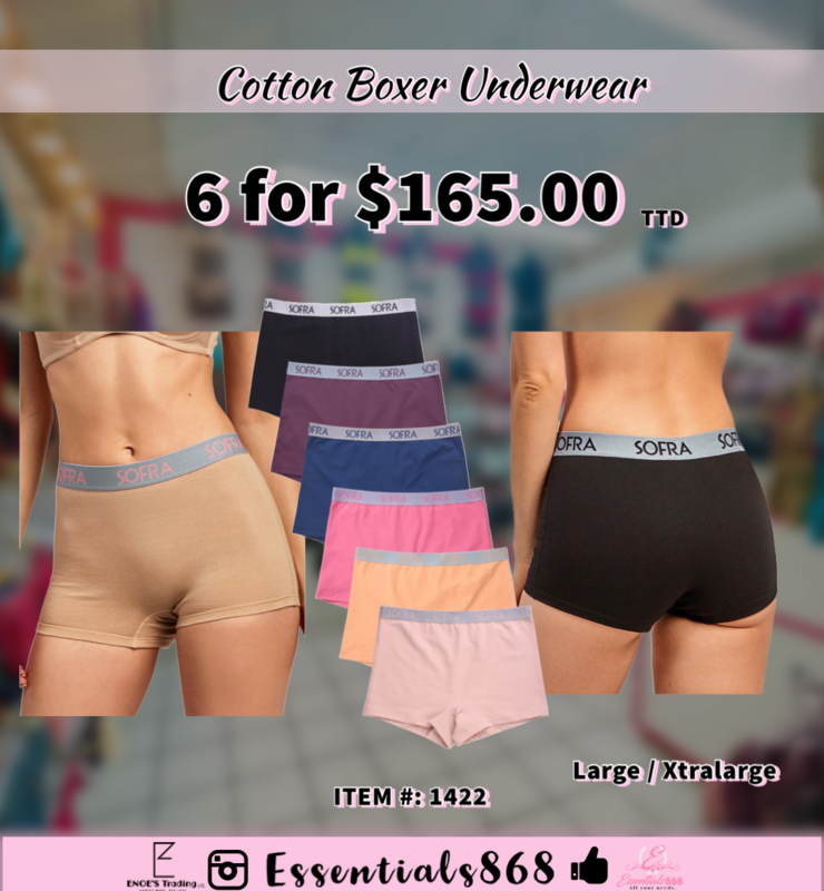 Cotton Boxer Underwear 6 Pcs