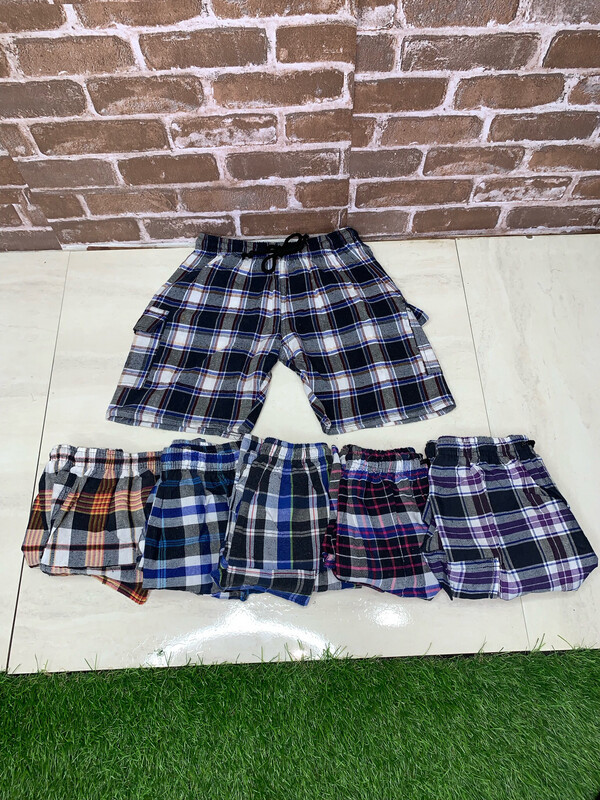 Boy Plaid Shorts
