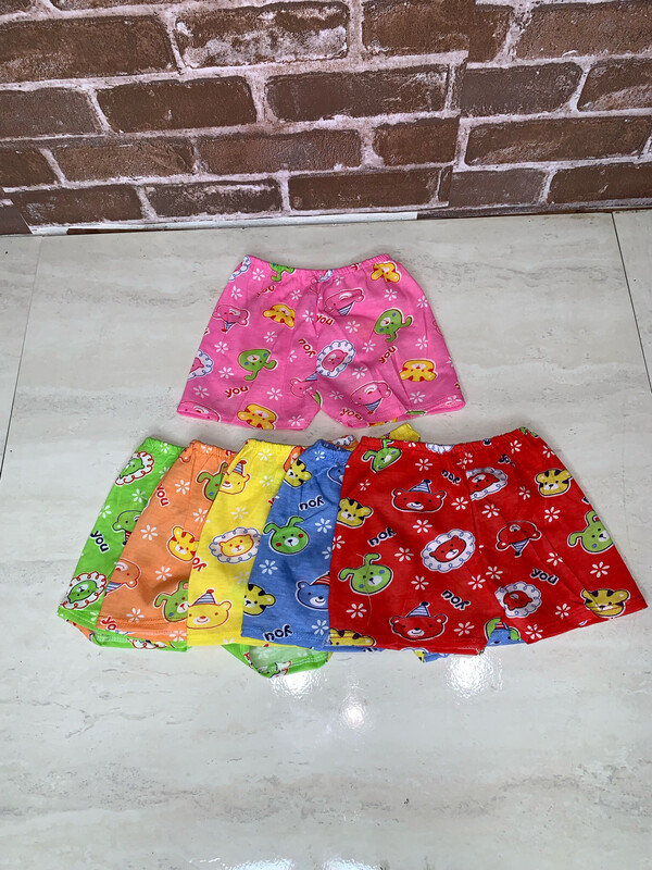 Baby Cotton Diaper Cover Pants-6 PCs
