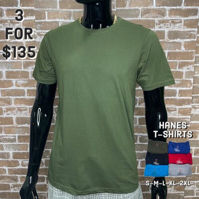 Hanes Tagless Cotton Jersey - 3 Pack