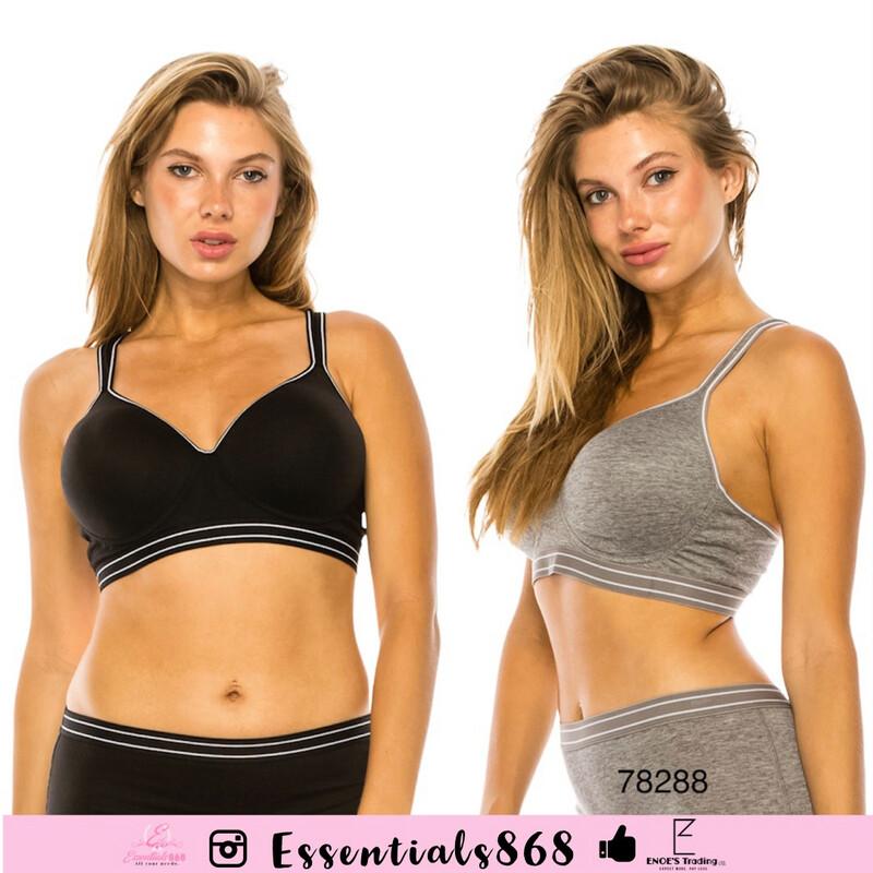 Cotton sport bras