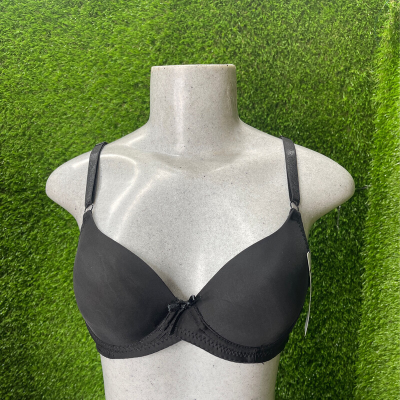 Plain Black Bra