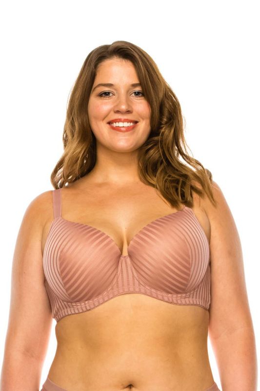 Youmita Stripe Lace Bra