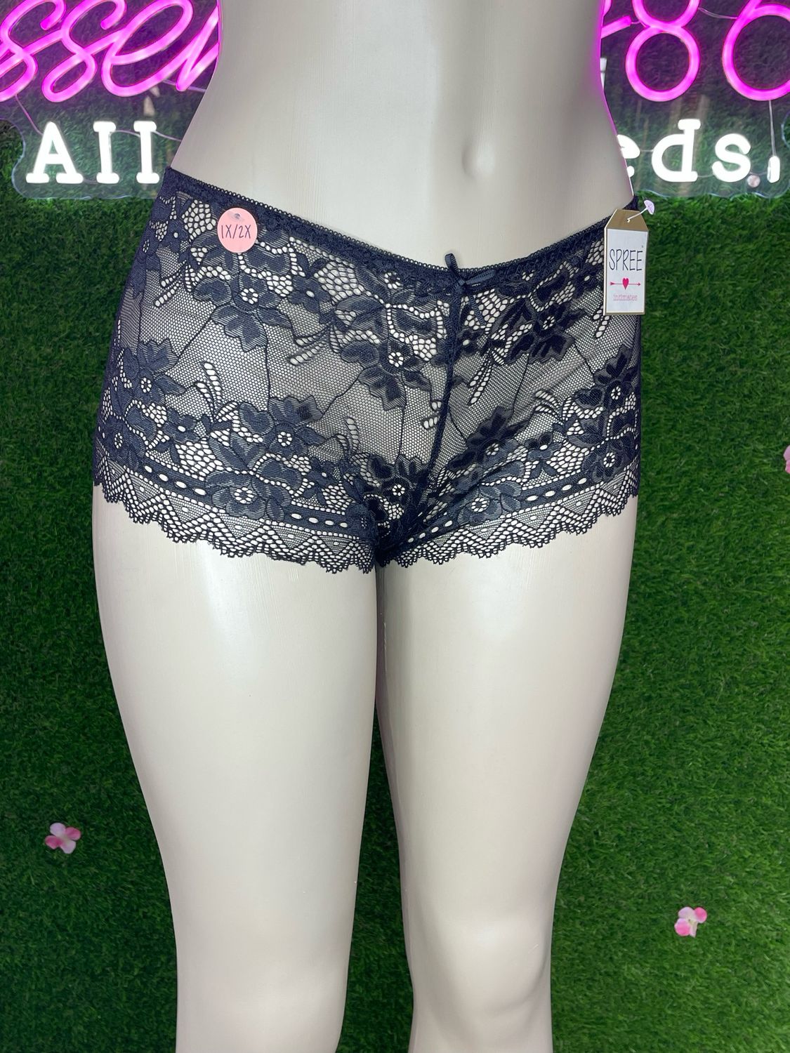 Lace Panty Plus Size -2pcs