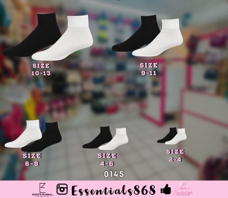 Black &amp; White socks - 3 Pairs