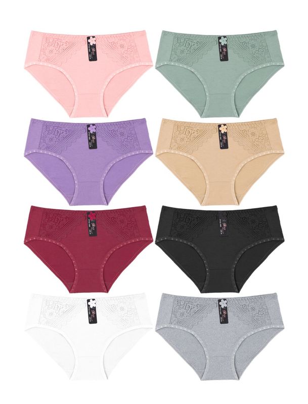 Cotton Highwaist underwear- (6 pcs)