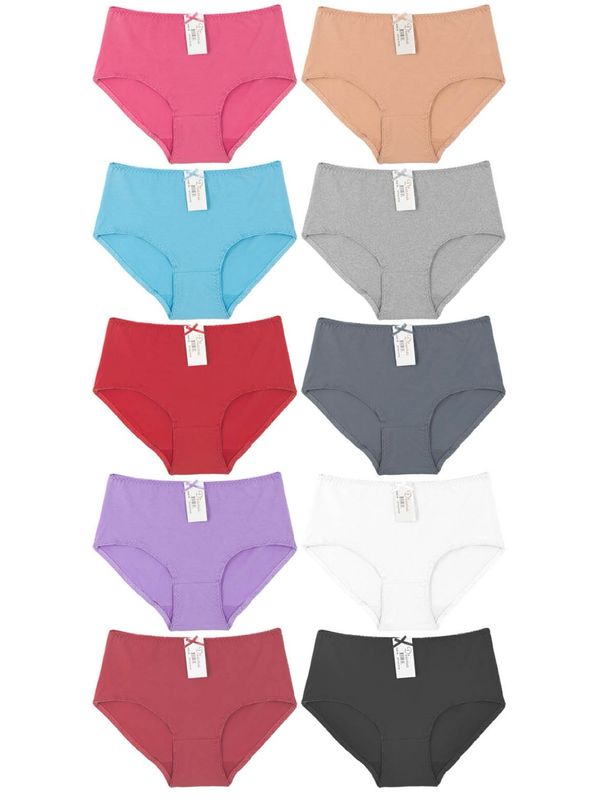 Cotton Highwaist underwear- 6 PCs