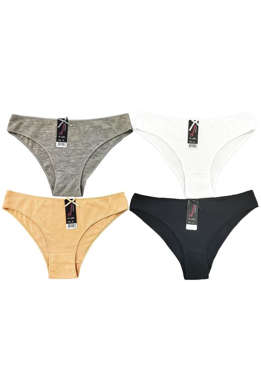 Cotton Highcut Underwear -L367 (4 Pcs )