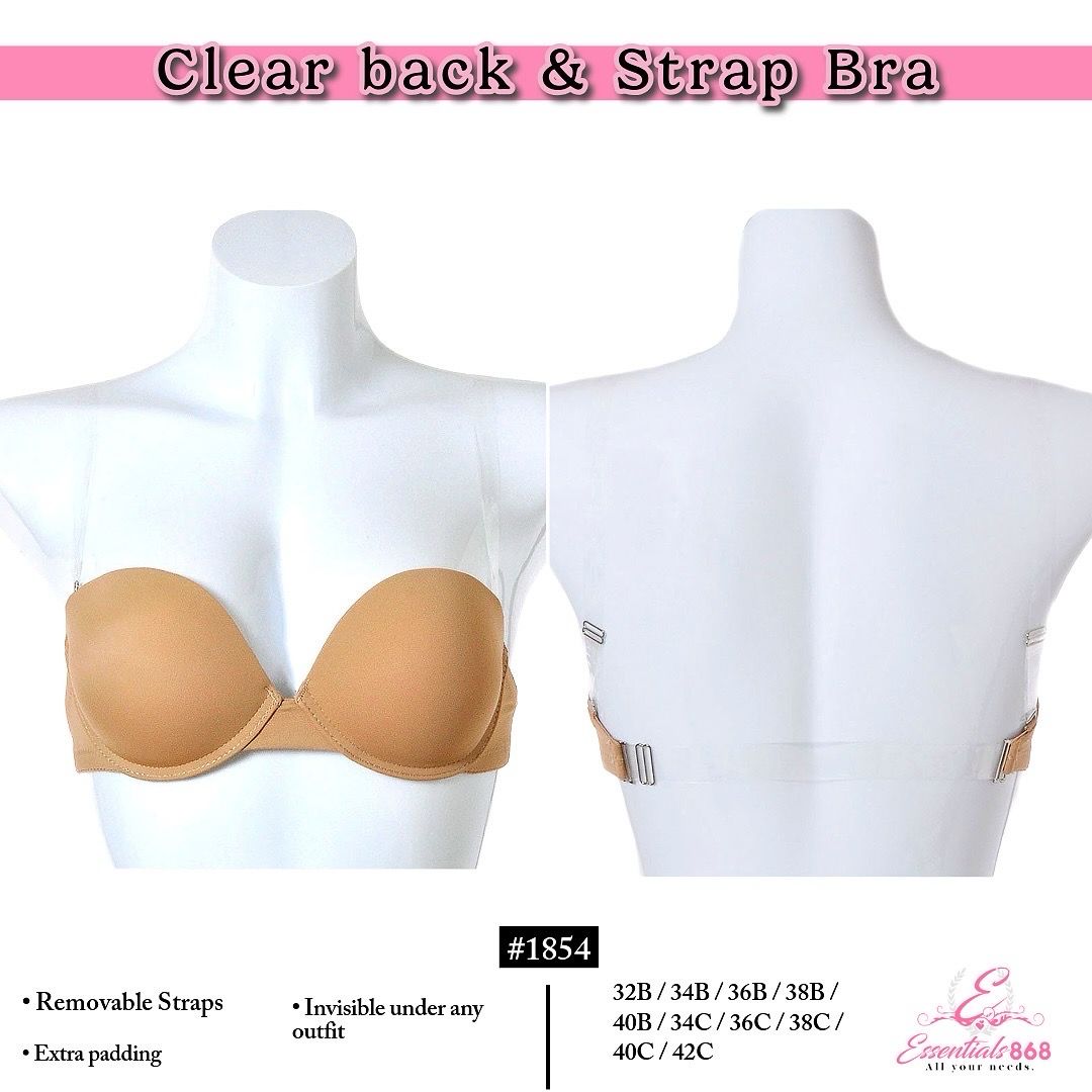Strapless Clear Back Bra