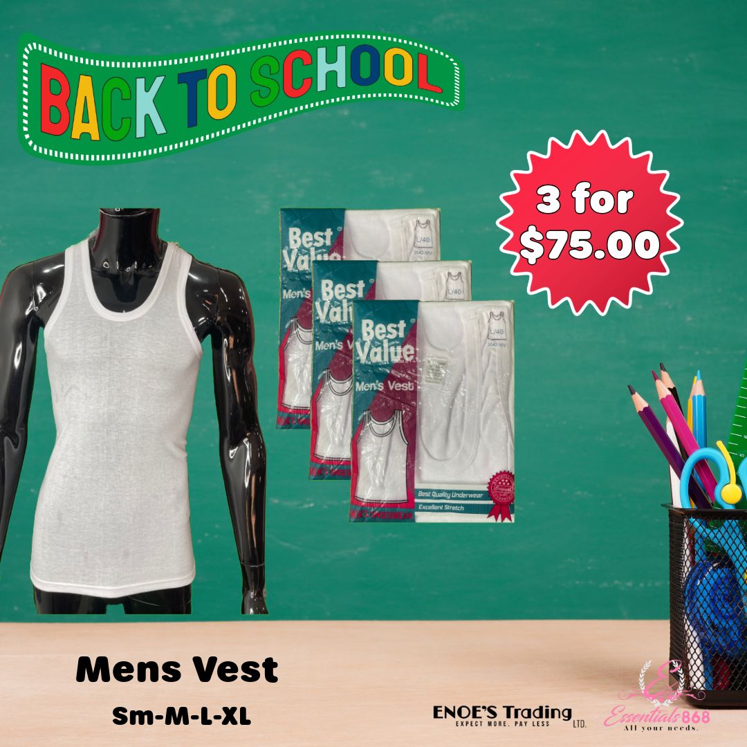 Best Value Teens &amp; Men’s Vest