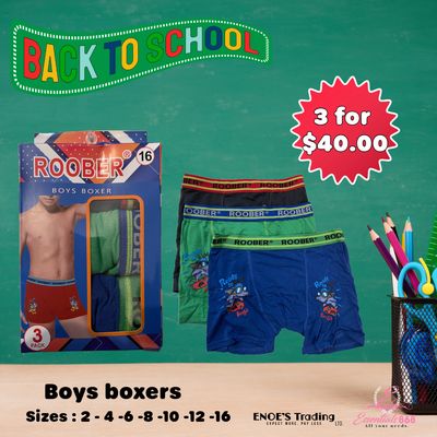 Roober Boys Boxers (3PCS)