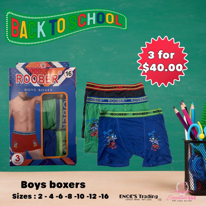Roober Boys Boxers (3PCS)