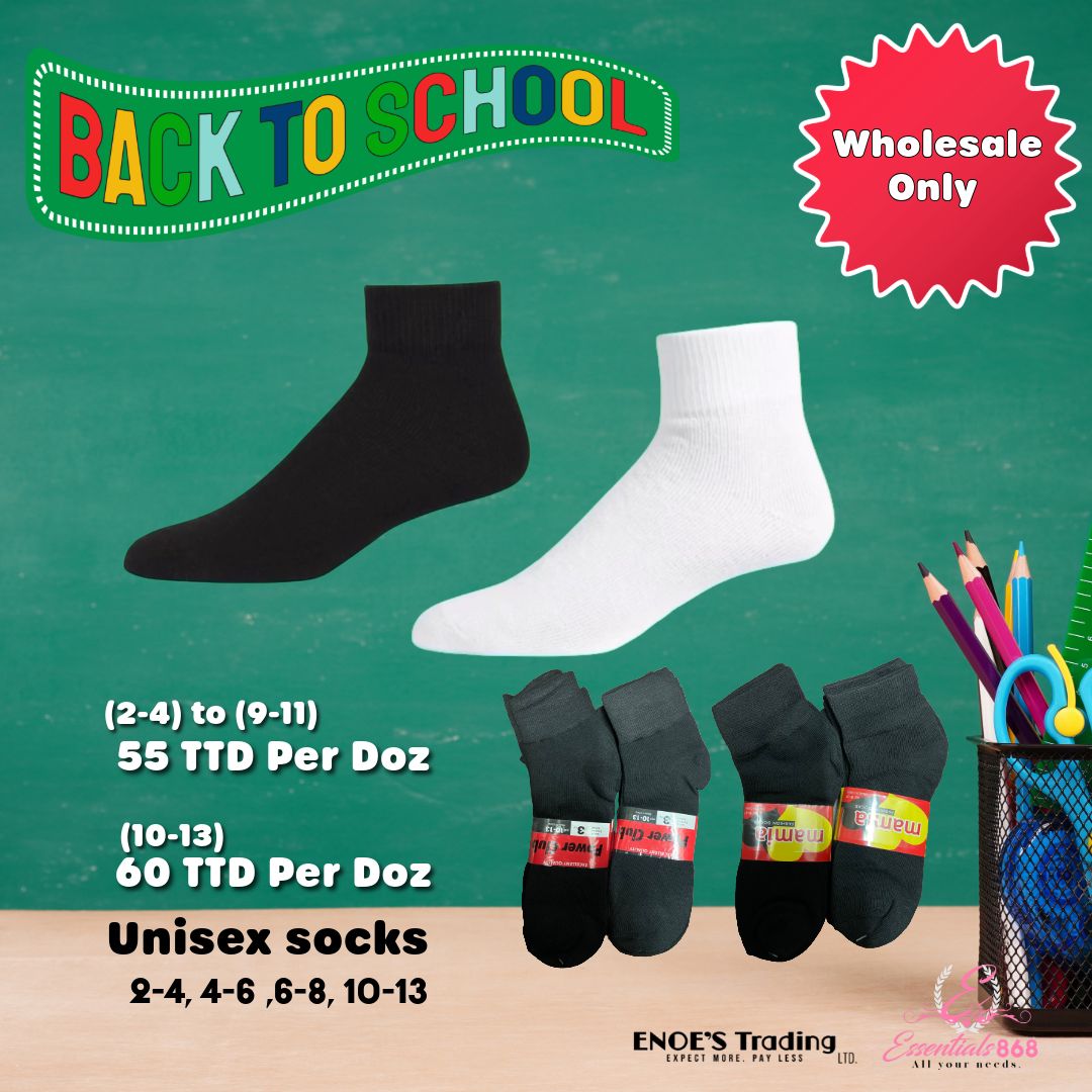 Socks Black &amp; White- Wholesale