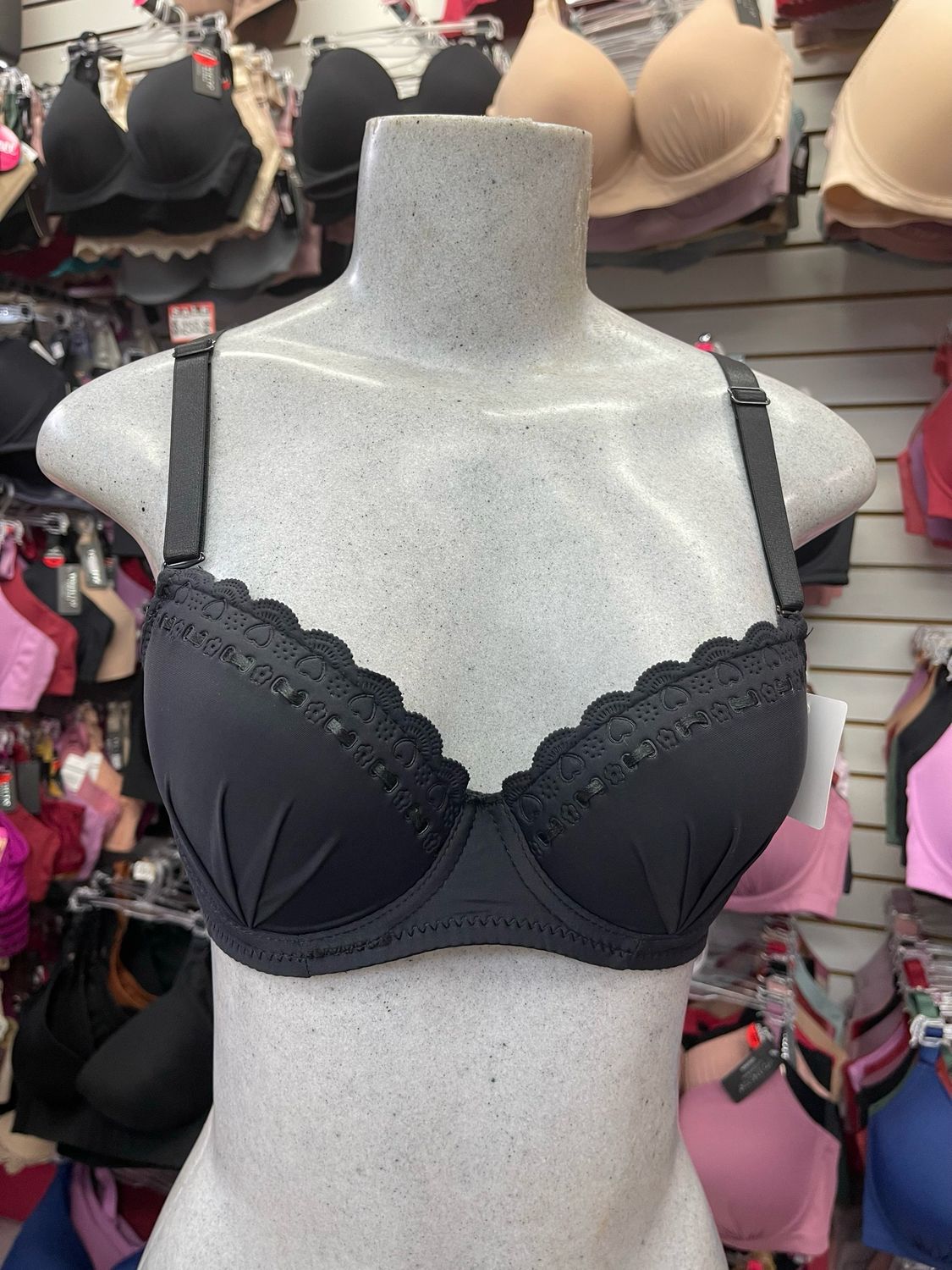 B Cup Bra - Non Padded -Black