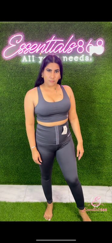 Tummy Control Gym Set (Supportive Top &amp; High-Waist Pants)