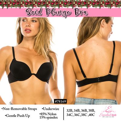Solid Plunge Bra (78169)