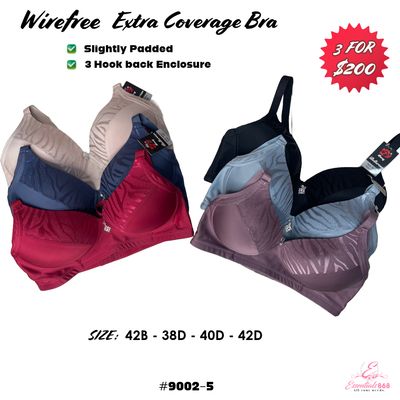 Wirefree Extra coverage Bra