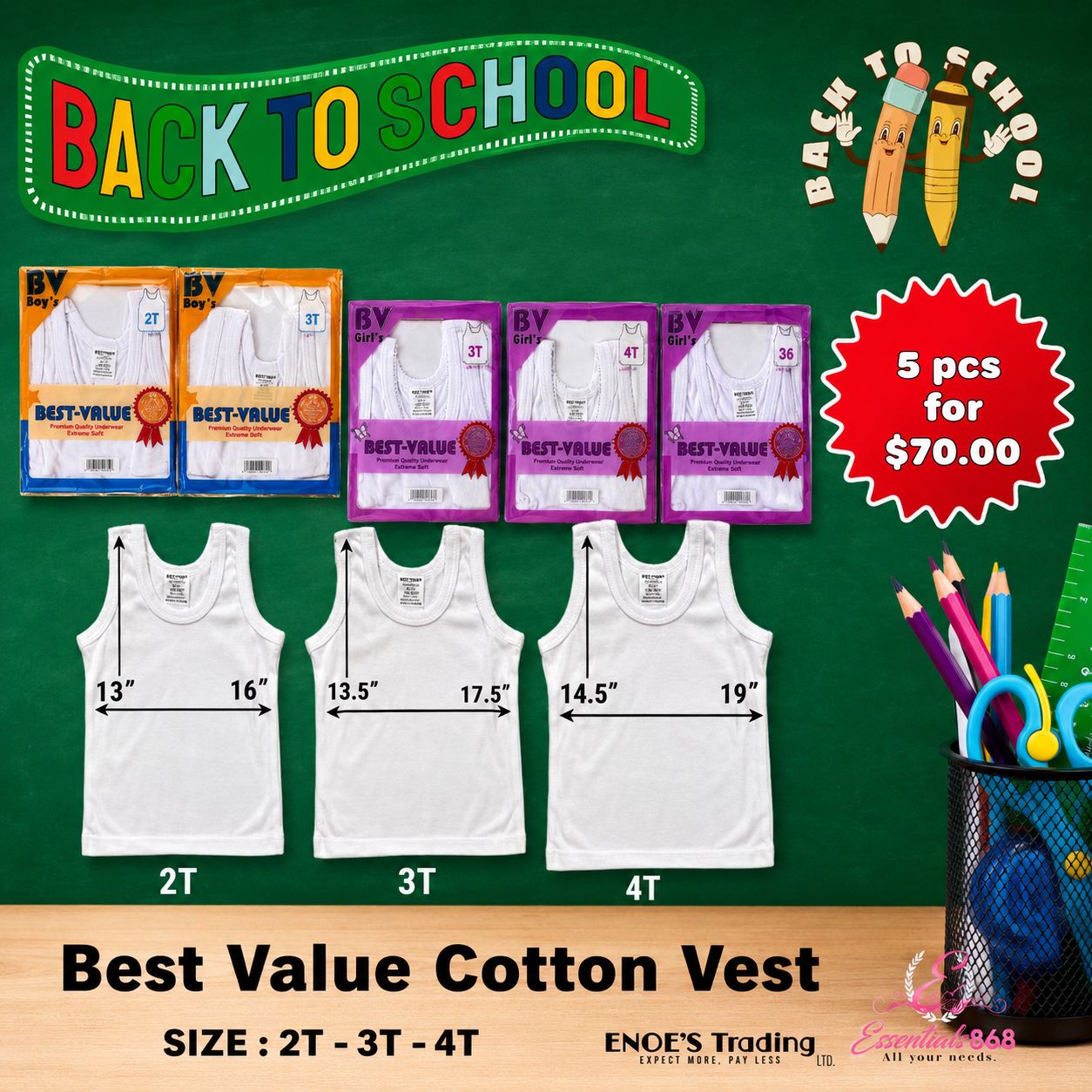 Best Value Children Vest