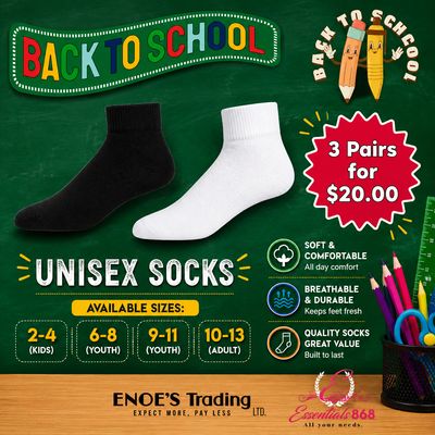 Socks -3 Pairs