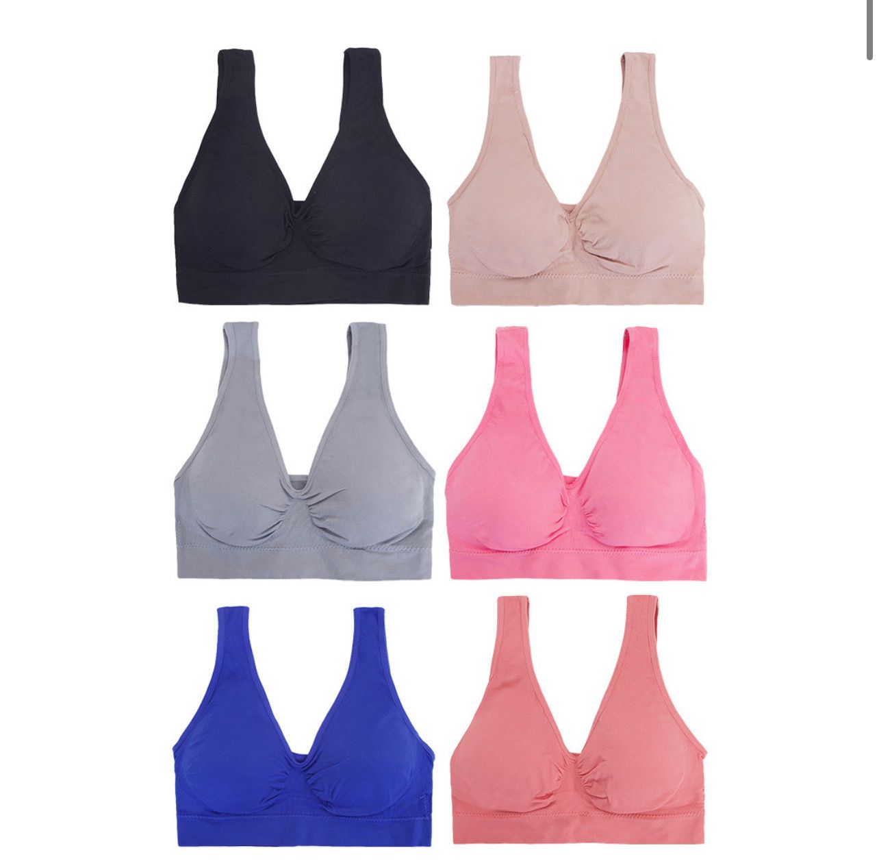 Plus Size Seamless Comfort bra -wirefree -72151Q