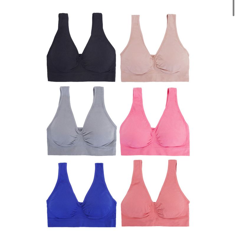 Plus Size Seamless Comfort bra -wirefree -72151Q