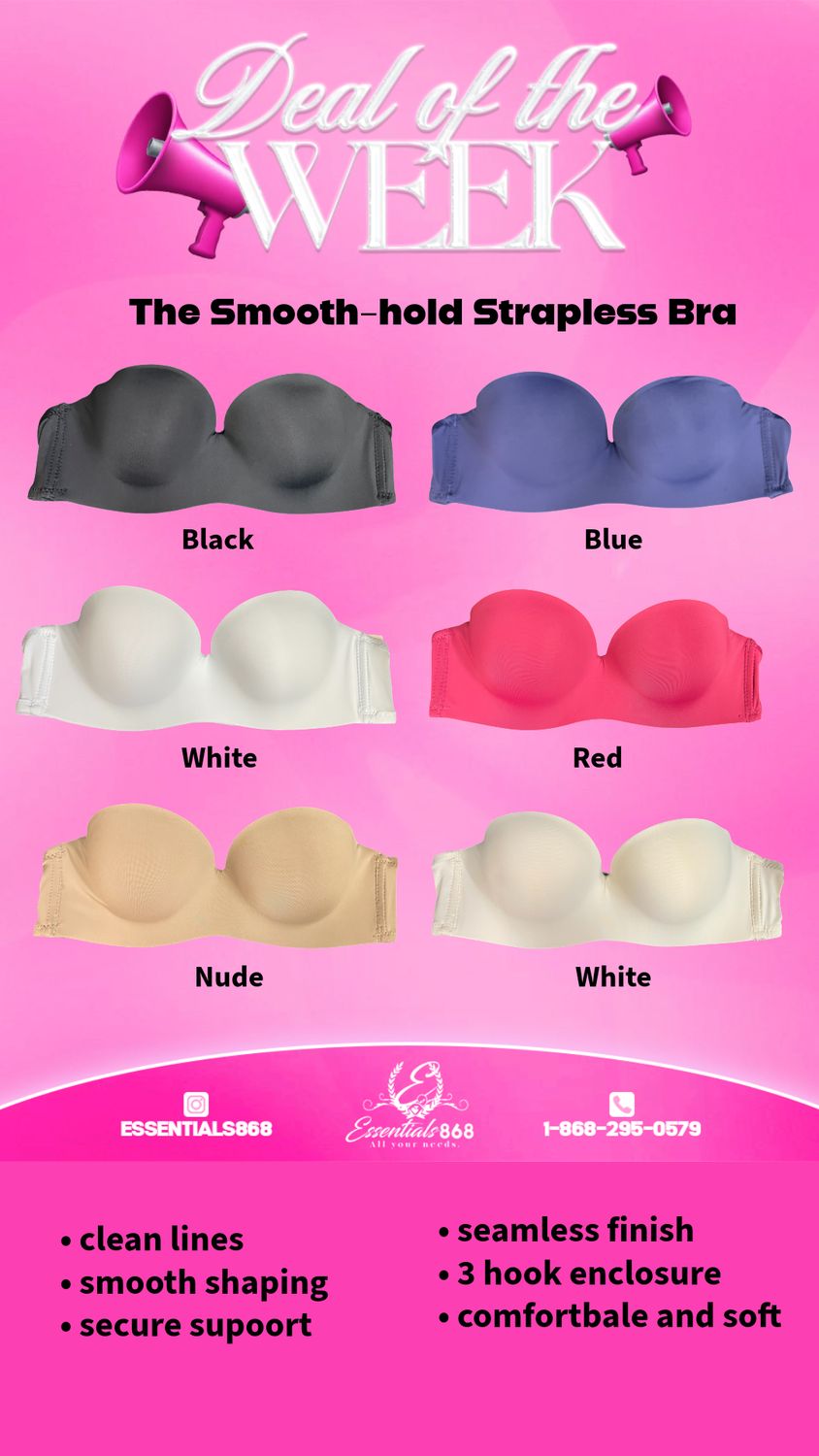 SmoothHold Seamless Strapless Bra