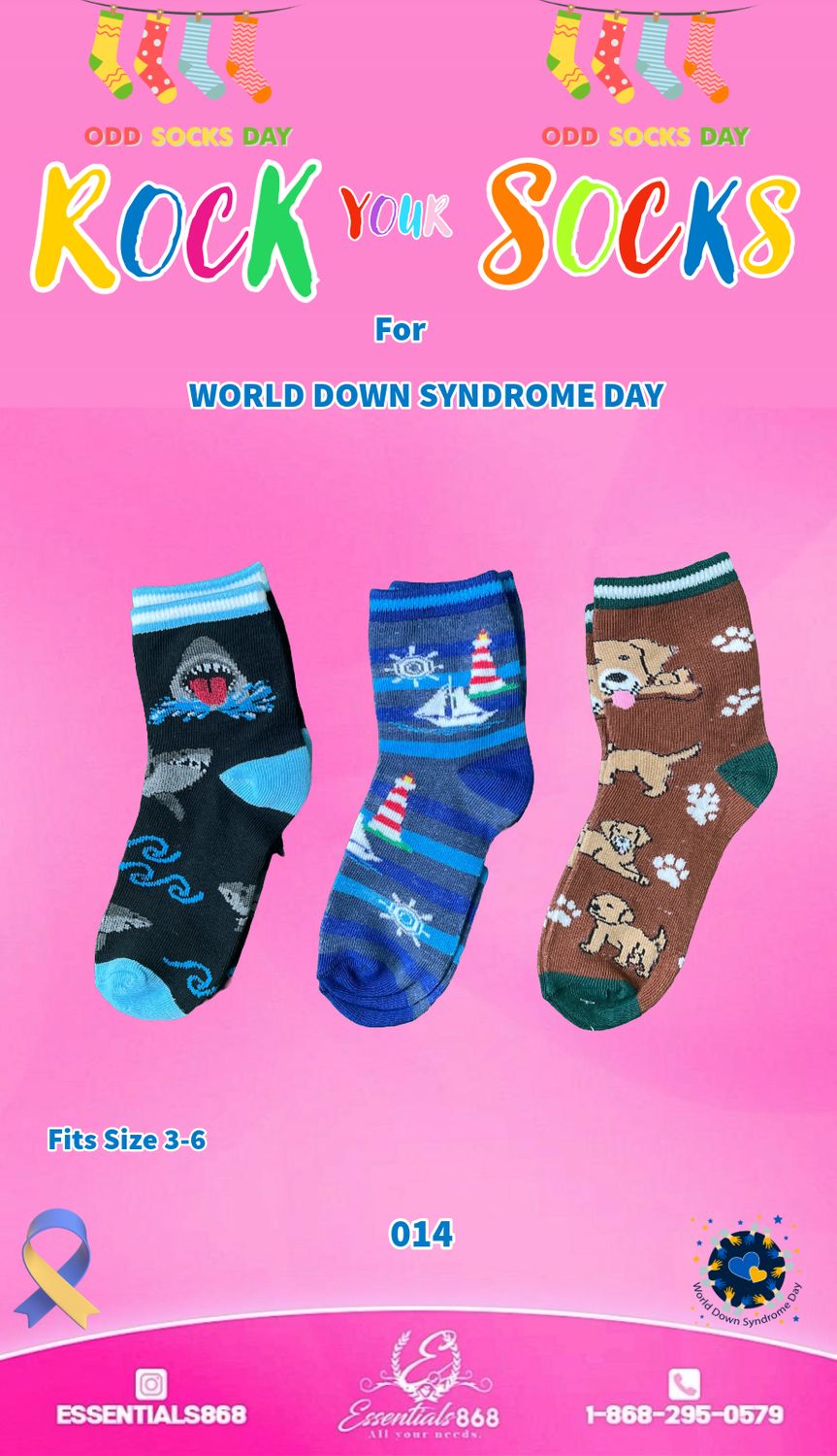 Funky Colored Socks Boys