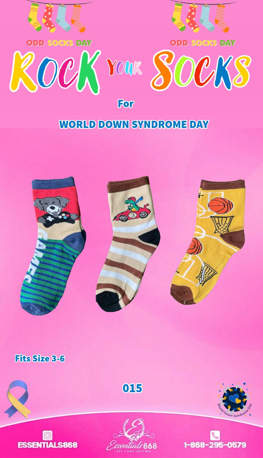 Funky Colored Socks Boys