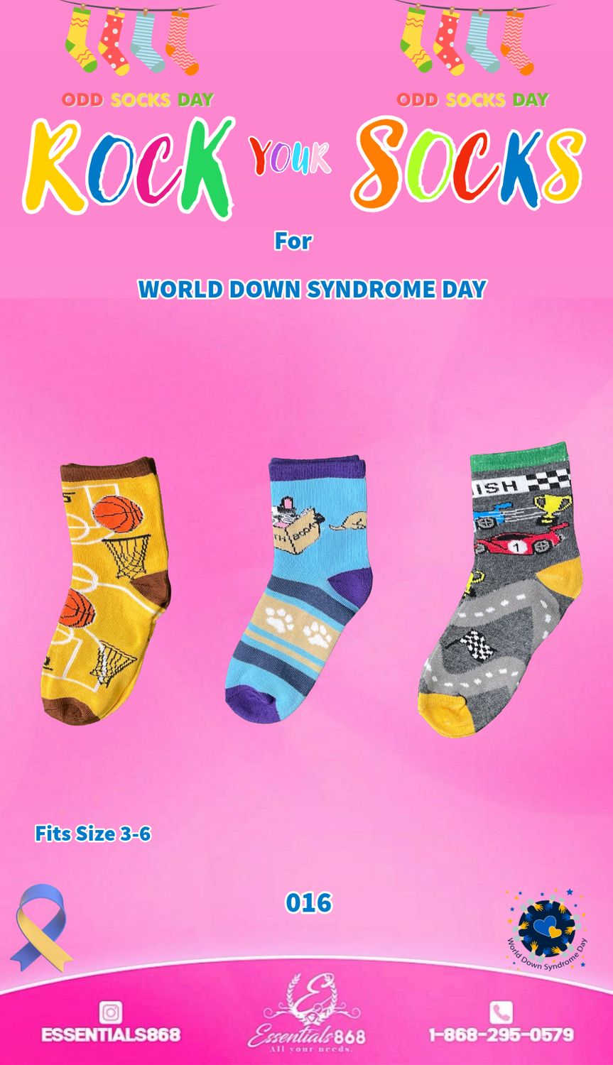 Funky Colored Socks Boys