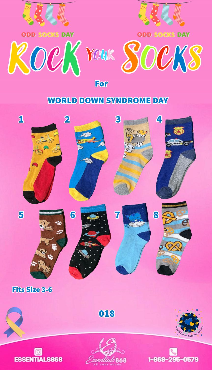 Funky Colored Socks Boys