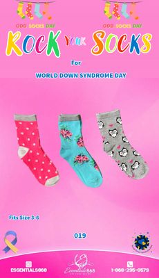 Funky Colored Socks Girls