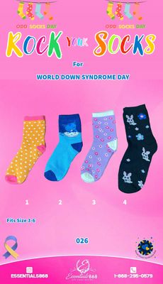 Funky Colored Socks Girls