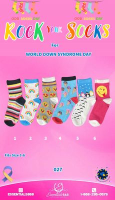 Funky Colored Socks Girls