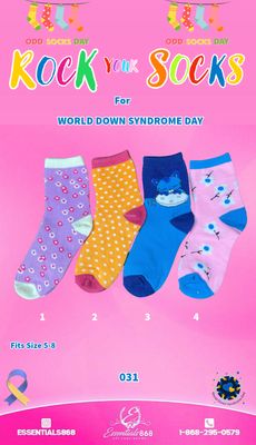 Funky Colored Socks Girls